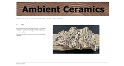 Desktop Screenshot of ambientceramics.com