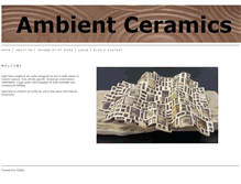 Tablet Screenshot of ambientceramics.com